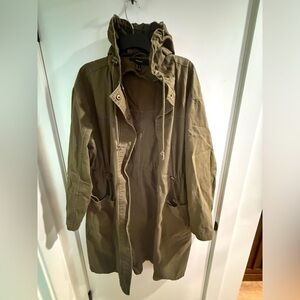 Forever 21 Khaki Hooded Jacket